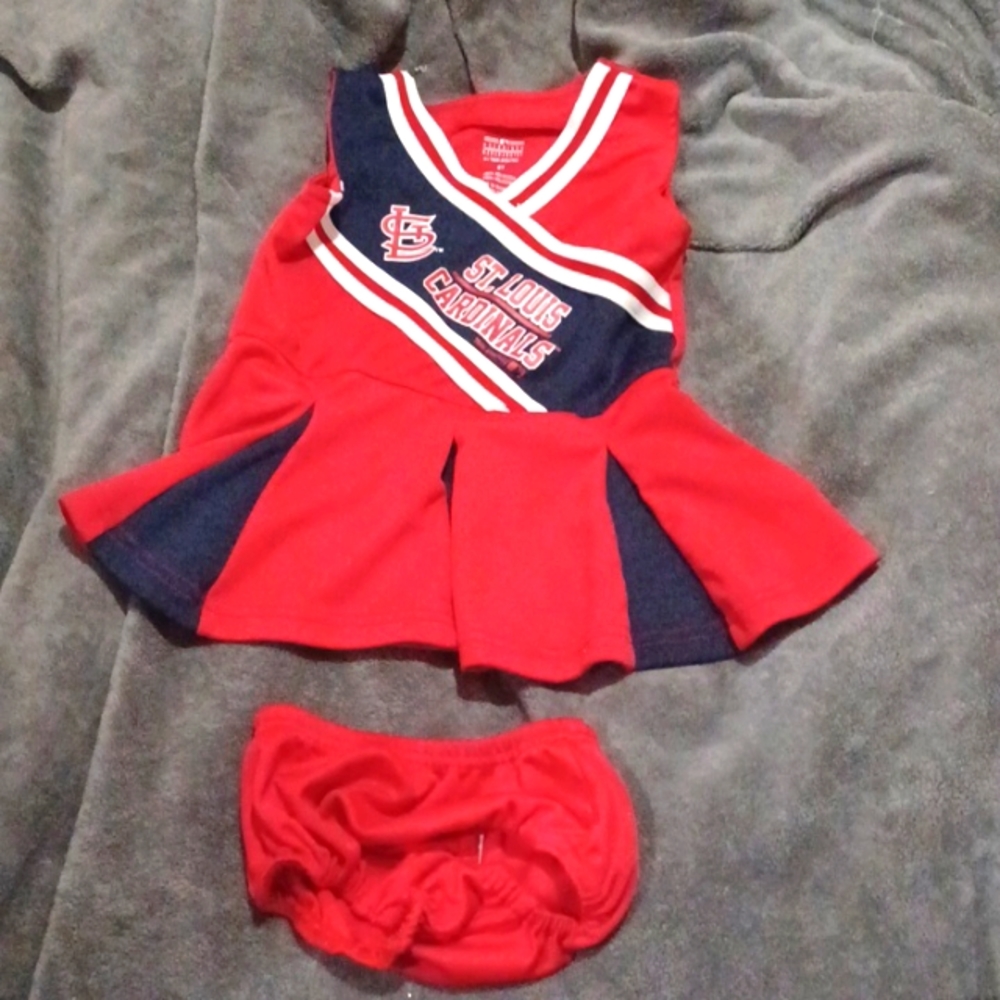 Girls Cardinal cheerleader outfit